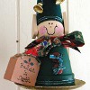 Adorable Wooden and Clay Pot Elf