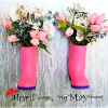 April Showers Boot Planter