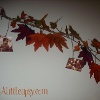 Autumn Leaf and Picture Garland