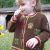 Autumn Leaves Baby Sweater