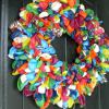 Balloons and Streamers Birthday Wreath