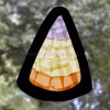 Beautiful Tissue Paper Candy Corn Art