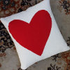 Big Red Heart Pillow