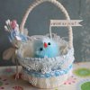 Birdie Easter Basket from a Nut Cup