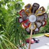 Bottle Cap Pinwheel Flower
