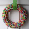Bright and Colorful Gumdrop Wreath