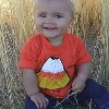 Candy Corn Ruffle Tee
