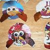 Cereal Box Turkey Pins