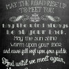 Chalkboard Irish Blessing