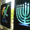 Chanukah Stained Glass Windows