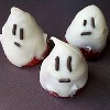 Chocolate Covered Strawberry Ghosts
