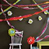 Colorful Ruffled Streamers