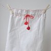 Crochet Heart Drawstring Bag