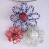Crocheted Wire Flowers