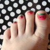 Cute Watermelon Pedicure