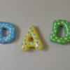 DAD Salt Dough Magnets