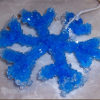 DIY Crystalized Snow Flakes