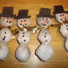 Egg Carton Snowmen