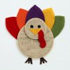 Embroidery Hoop Turkey Art
