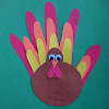 Family Handprint Paper Turkey