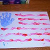 Finger Painted Flag
