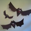 Folded Paper Bats
