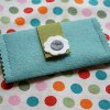 Fuzzy Felt Wallet Card Holder