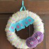 Fuzzy Hello Spring Wreath
