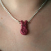 Glittery Bunny Necklace