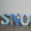 Let It SNOW Wooden Letters