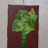 Paint Chip Tree Mosaic