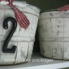 Painted Laundry Room Apple Baskets