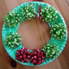 Paper Plate Christmas Wreath