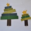 Paper Strip Christmas Tree Ornaments