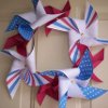 Patriotic Pinwheel Wreath