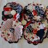 Patriotic Posy Pins