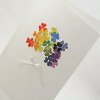 Rainbow Shamrock Bouquet Card