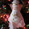 Recycled Light Bulb Angel Ornament