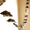Recycled Paper Butterfly Garland