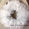 Recycled Shopping Bag Wreath