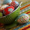 Retro Fabric Easter Eggs