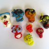 Unique Glass Skull Beads