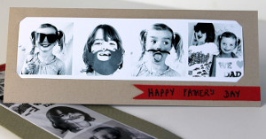 Photo Booth Father's Day Card 
