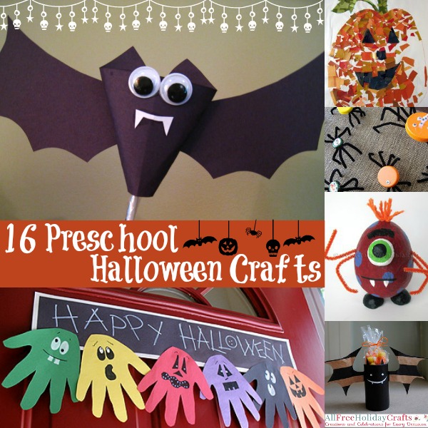 16 Preschool Halloweeen Crafts