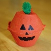 Egg Carton Jack O' Lanterns
