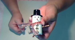 Miniature Snowman Christmas Decoration