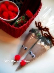 Reindeer Cocoa Cones