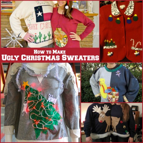 How to Make Ugly Christmas Sweaters | AllFreeHolidayCrafts.com